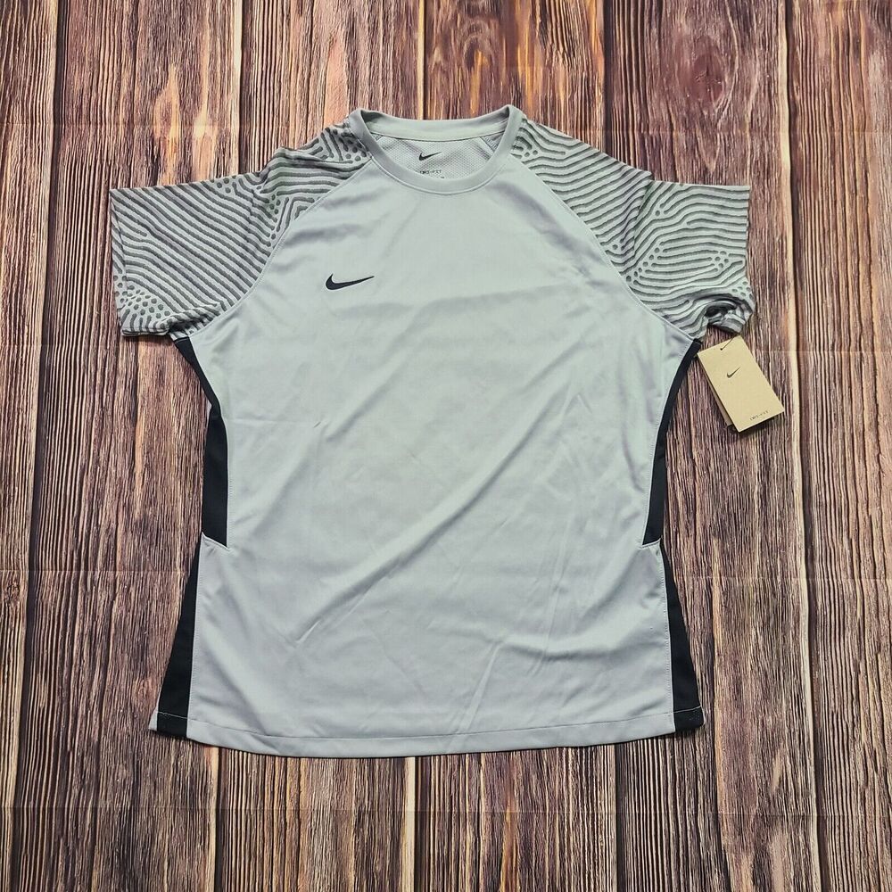 Nike Soccer Jersey Top Womens XL Strike 2 Gray Black CW3555-012 Striker